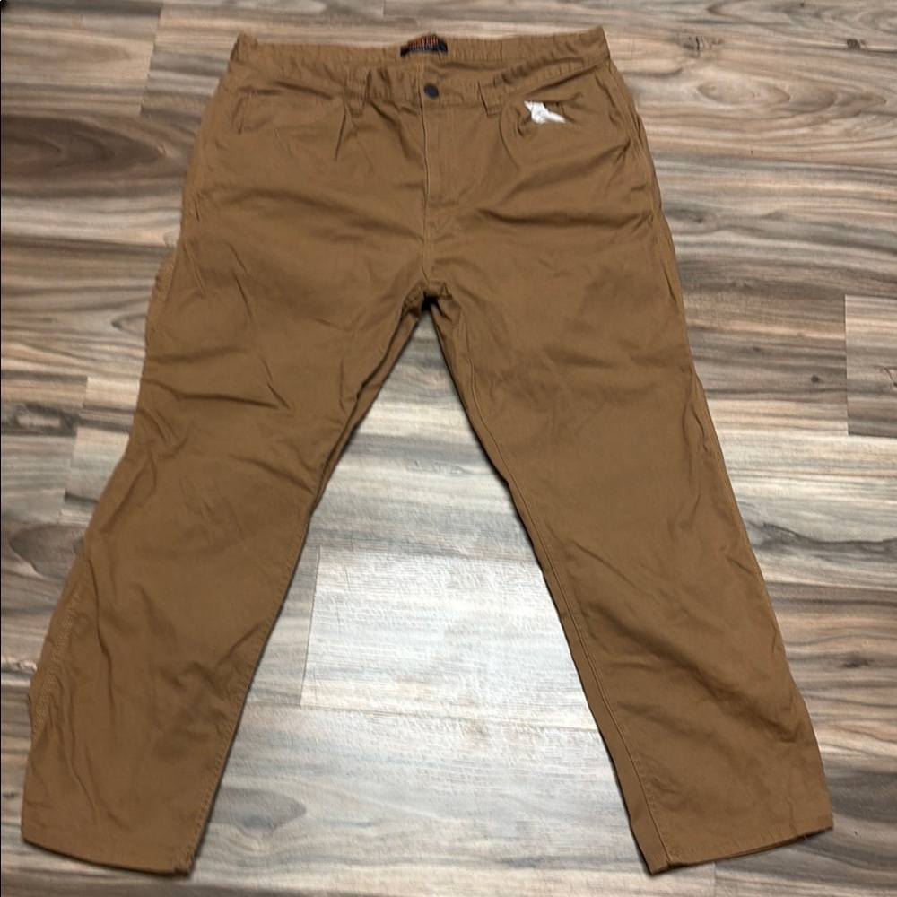 Ridgecut Toughwear Pants Mens 40x30 Jean Brown Cotton Workwear Adult